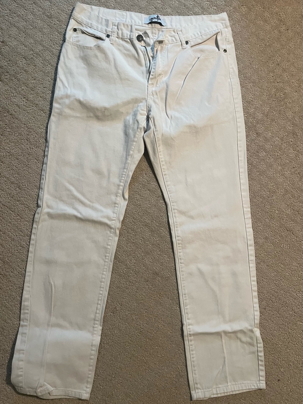 Men's Nostic White Jeans 36x34